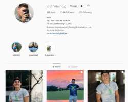 In addition to his popularity, Josh's Instagram account amassed with over 55,000 followers.